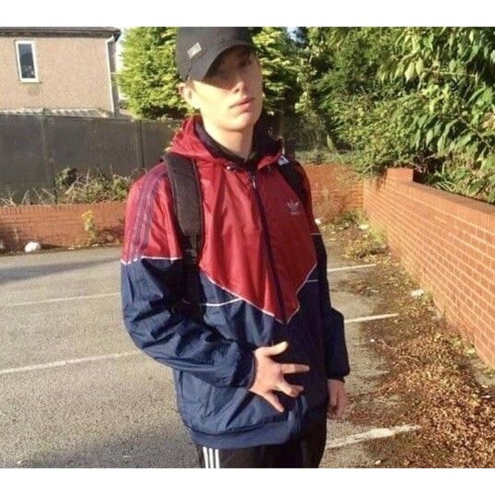 Adidas Vintage Super Rare Originals Jacket Windbreaker Cal Surf Maroon Burgundy